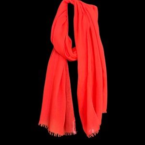 Bright Orange Lightweight Scarf